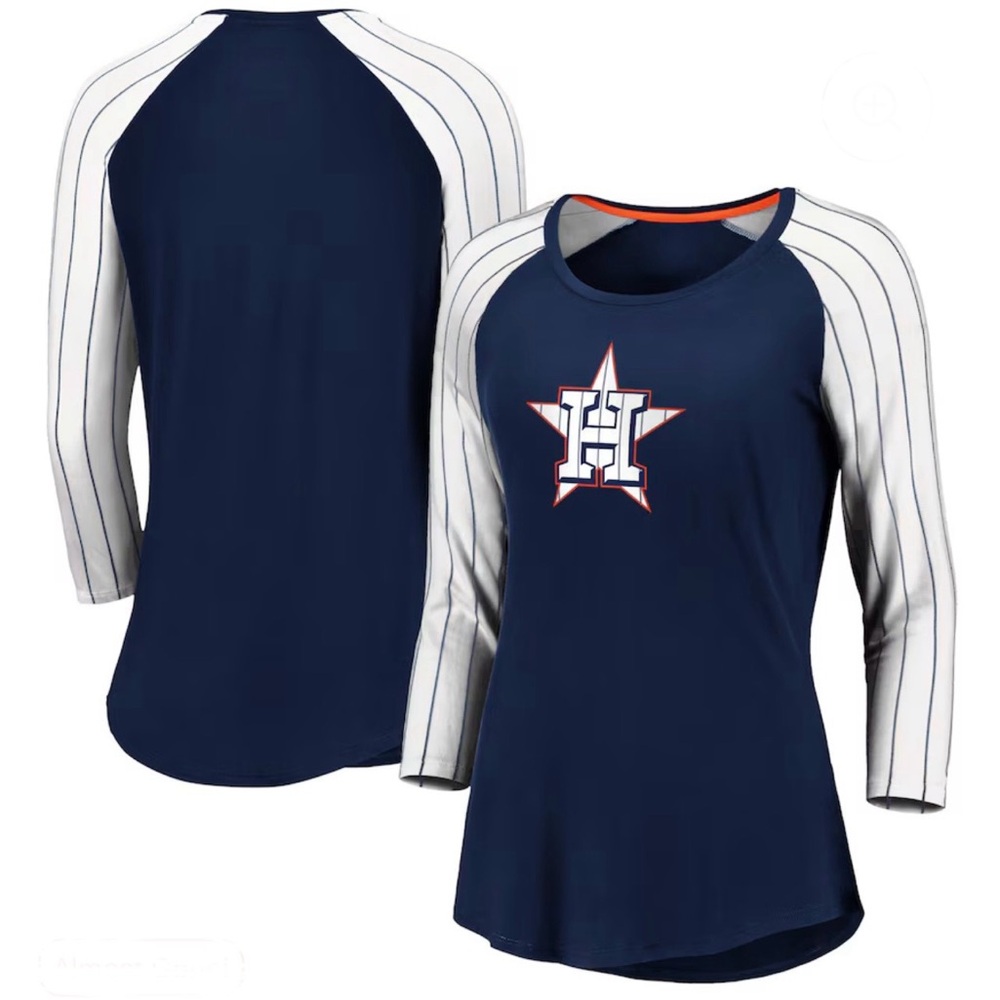 Women's Fanatics Long Sleeve Houston Astros Jersey Size Large